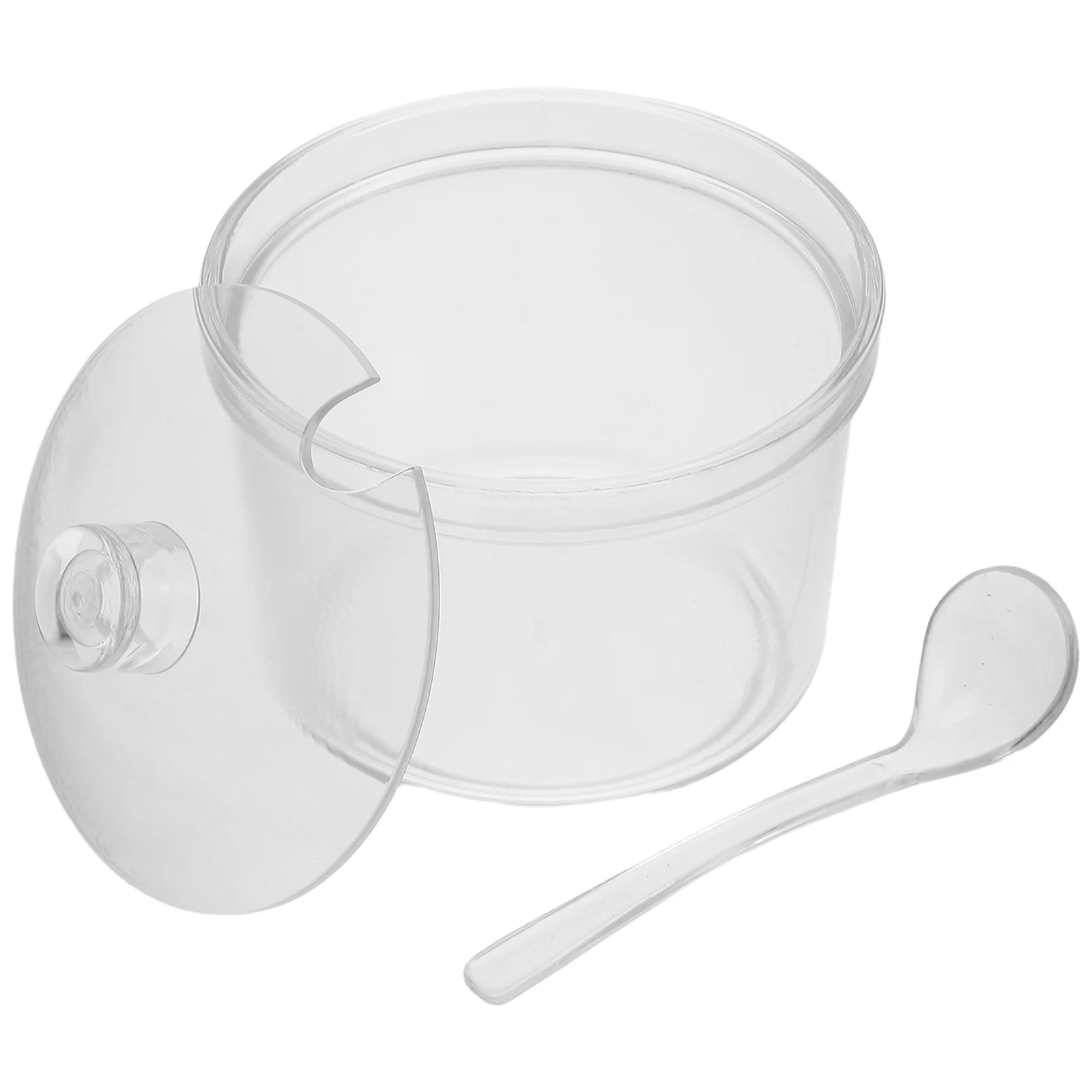 

Spice Jar Spices Multifunctional Seasoning Bottle Condiment Transparent Acrylic Salt with Spoon