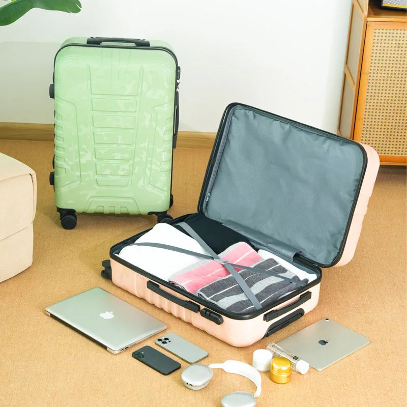 حقيبة مكياج ذات سعة كبيرة، حقيبة مكياج محمولة باليد، أساسيات السفر المدمجة، خفيفة الوزن ومريحة لحقائب السفر