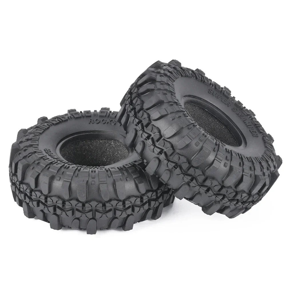 

4PCS 1.9" Rubber Tyre / Wheel Tires for 1:10 RC Rock Crawler Axial SCX10 90046 AXI03007 Tamiya CC01 D90 D110