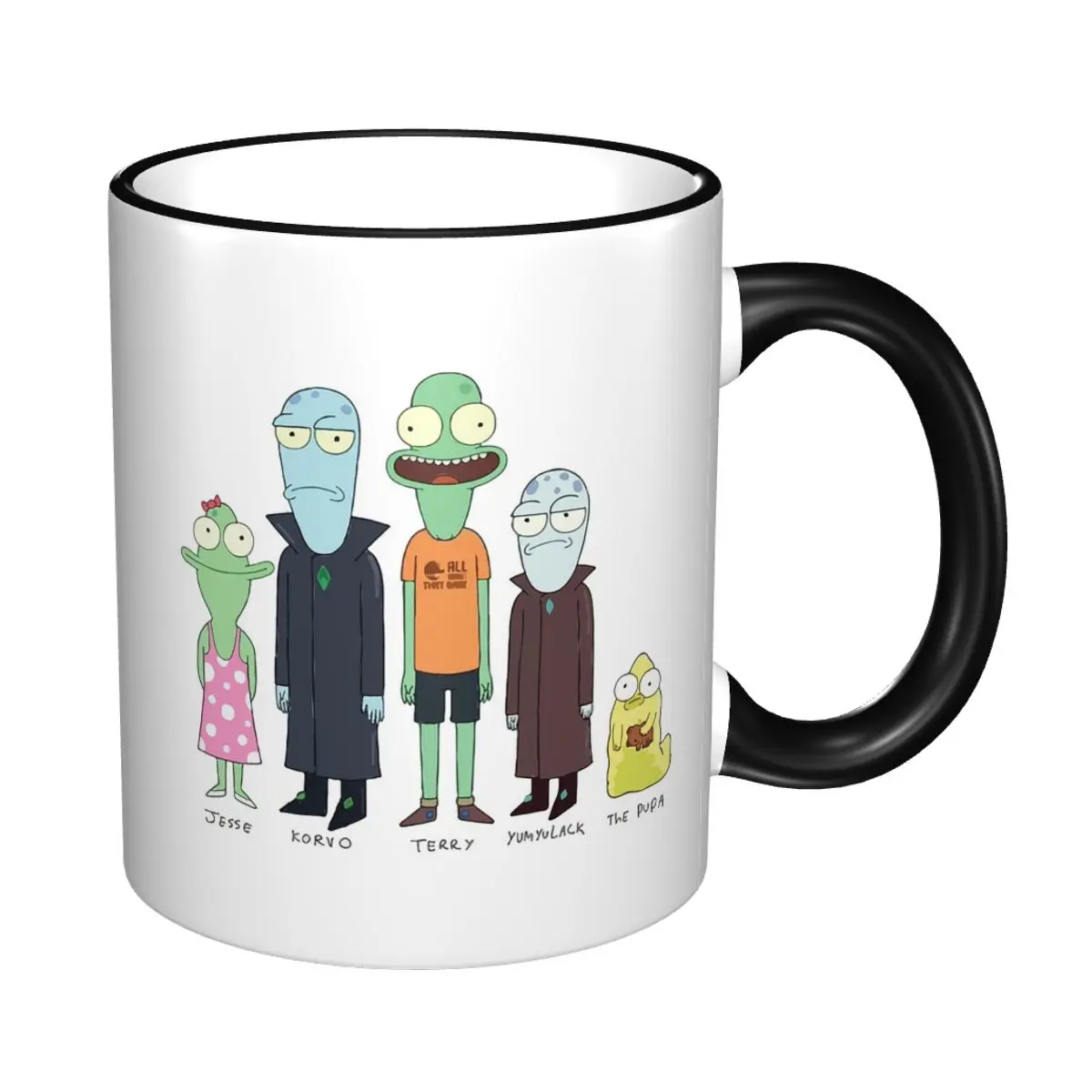 Solar Opposites Characters Mug Funny Ceramic Coffee Cups Tea Mugs Milk Cup Drinkware Gift for Friends