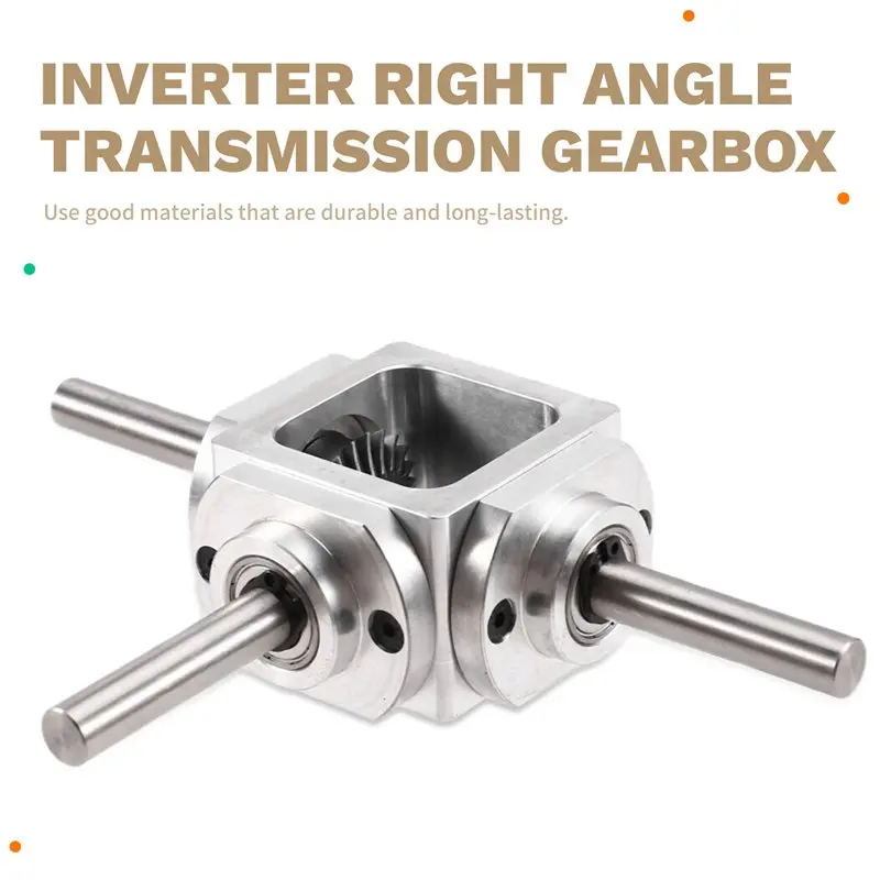 A23E-1:1 Commutator Right Angle Transmissiongearbox 1M 20T 8MM Spiral Bevel Gear Reduction Gearboxtools