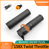 Ebike Twist Throttle WUXING 158X  Right Handle Throttle Electric Bicycle Scooter for 24V 36V 48V 60V 72V E bike Conversion Parts