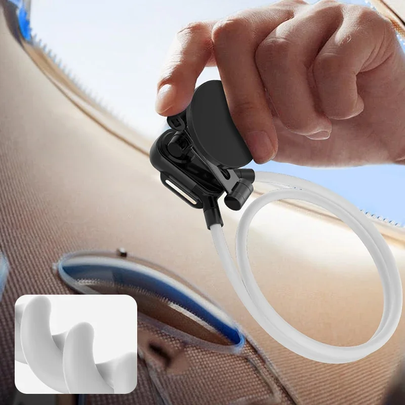 

ABS Metal Silicone Magnetic Quick Release Mobile Holder Neck Hanging Phone Stand Magsafe Neck Hanging Bracket Phone Accessories