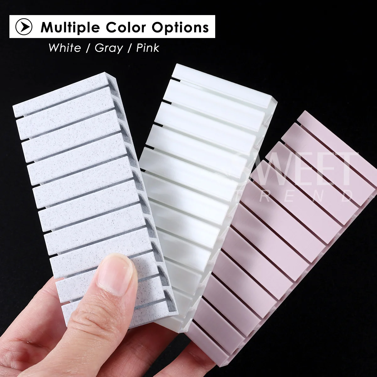 Nail Transfer Foils Storage Box Rotating Save Tools Stripe Sliders Organization Accessories DIY Portable New Manicure Supplies - view 5