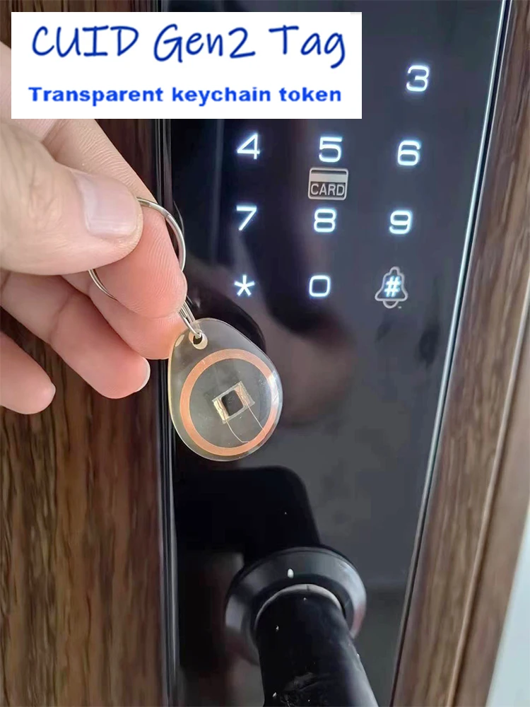 RFID Keychain Token 13.56mhz CUID Changeable Wet Inlay NFC Tag Sector 0 Block 0 UID Rewritable For NFC Andriod MCT Copy Clone
