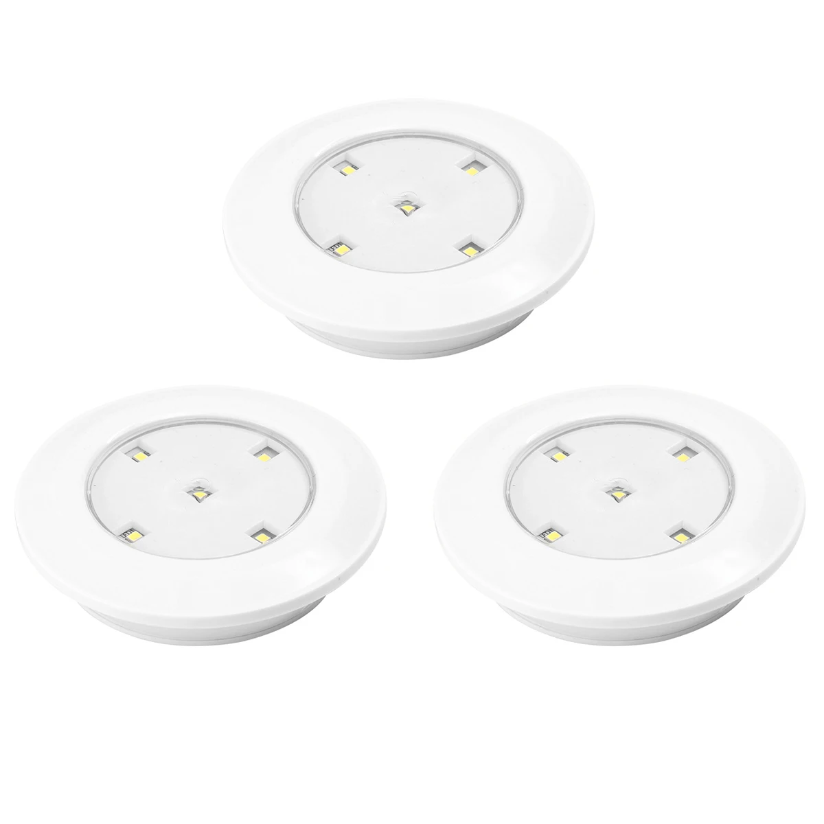 

3pcs Touch Night Light LED Wall Cabinet Closet Wardrobe Light Ultra Bright Wide Beam Durable Install Baby Room Kitchen