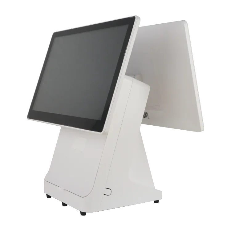 15.6 Inch Windows Kassa Full Hd Pos Alles In Één Systeem Met 11.6 Inch Secundair Scherm Klein Bedrijf Pos-Systeem