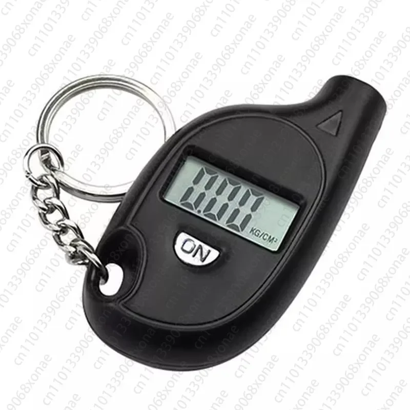 Keychain Tire Pressure Counter Display for Measuring Car Tire Pressure Mini Tire Pressure Gauge