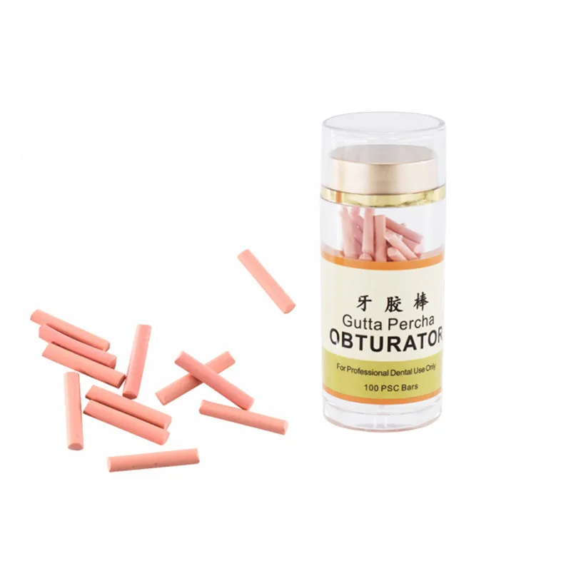 

100 шт./кор., стоматологическая эндодонтия, обтуральная эндосистема, гуттаперча, бар, пеллельный пистолет, термоплавкий нагреватель, обтуратор корневых каналов, стоматология