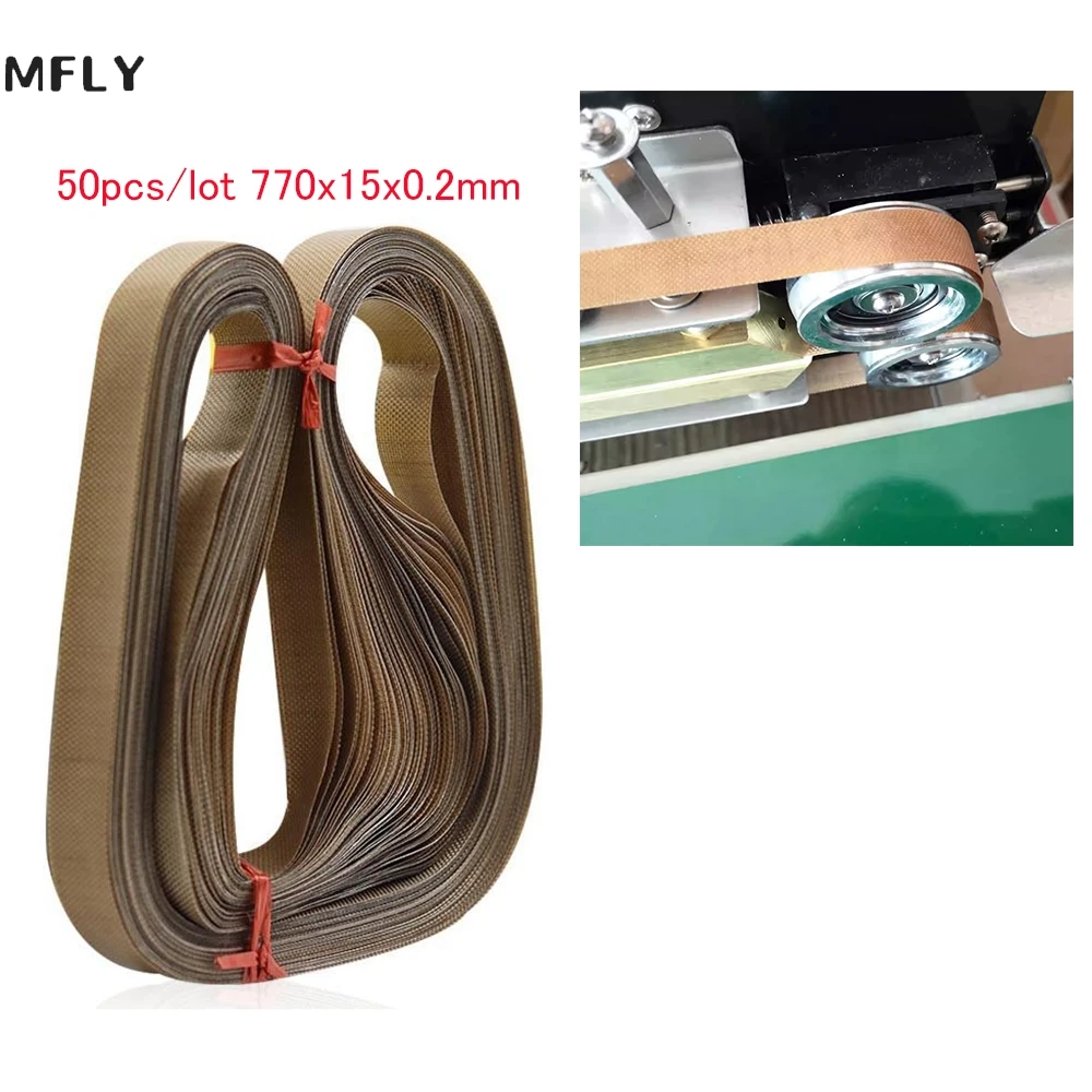 Sealing Belt 770*15*0.2mm for FR-900 Continuous Band Sealer or FRD-1000 Solid ink band sealer 50pcs/lot