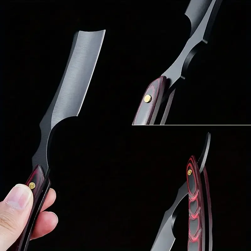 ماكينة حلاقة مستقيمة ممتازة للرجال من الفولاذ المقاوم للصدأ ، احترافية ، حلاقة مثالية ، حلاق ، يدوي ، حلاقة ، صالون ، مصفف شعر ، أدوات