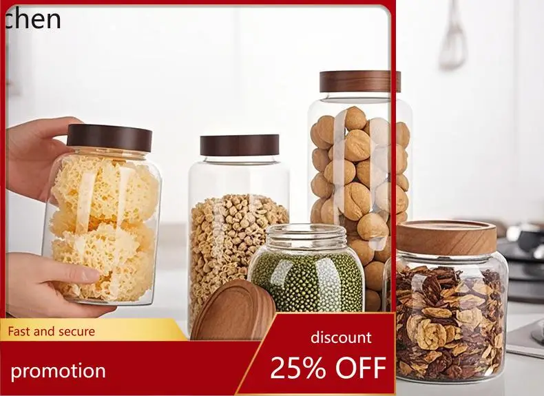 

Стеклянная банка для хранения Zml - кухонный органайзер для чая, мандариновой цедры, настоянных напитков - герметичный контейнер премиум-класса.