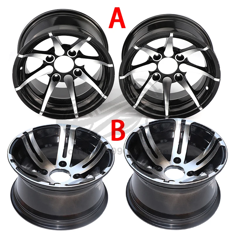 

12-inch aluminum alloy front/rear wheels for four-wheel ATV kart all-terrain vehicle sightseeing vehicle parts