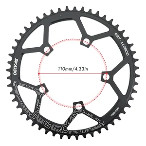 Runde Krondeck 110BCD für die Kraft Roter Rivale S350 S900 36T Ein 56T -Straßenrad für SRAM CX Cascalho Quarque 5 Arme 110 BCD 10 Hauptverkaufsquarque SRAM - №6