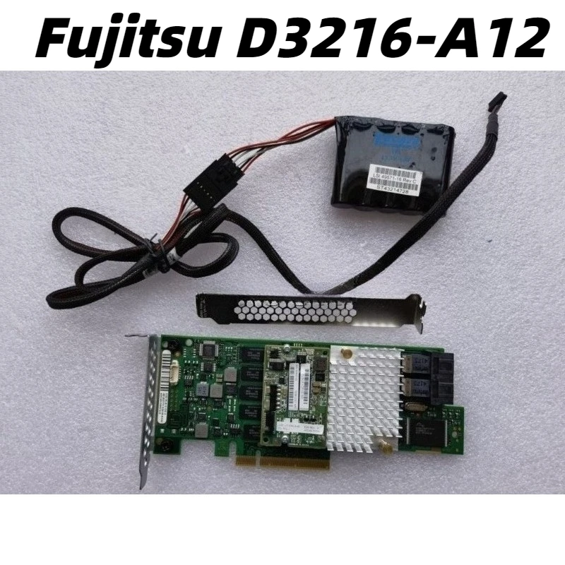 

Fujitsu D3216-A12 LSI MegaRAID 9361-8I SAS 12GB Cache CVM02 BBU RAID Controller Card