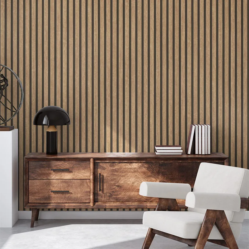 45cm Peel and Stick Wallpaper Self Adhesive Wall Stickers Room Decoration PVC Grid Stripes Wallpapers Home Decor Sticker