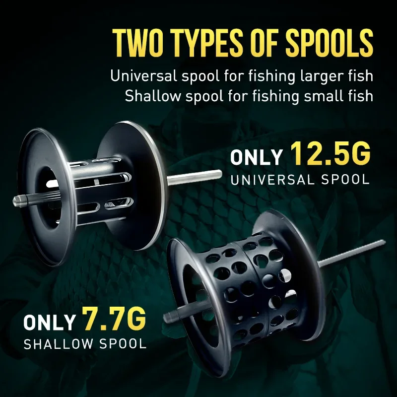

Wholesale micro-object water drop wheel, fishing wheel carbon fiber brake pad, magnetic brake Luya wheel unloading alarm fishing