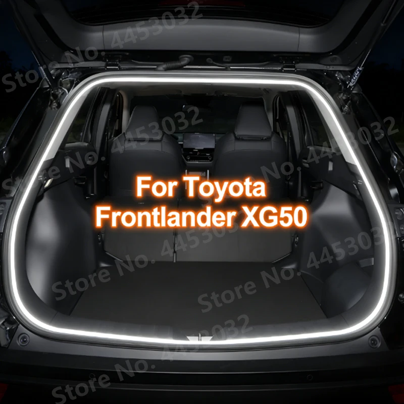 Car Trunk Seal Edge LED Strip For Toyota Frontlander XG50 2025 Flexible Light Strip Decoration Lighting Easy Installation