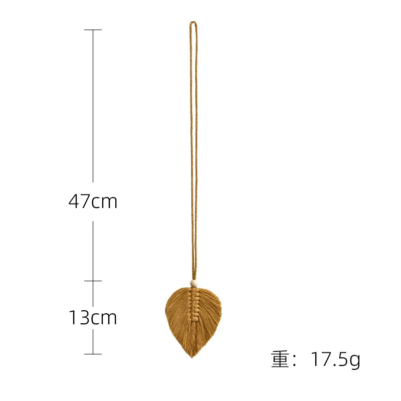 4 ชิ้น/ล็อต Leaf Shape ผ้าม่านสายรัด Tieback Room อุปกรณ์เสริมผ้าม่านผู้ถือหัวเข็มขัดเชือก Handmade Home ตกแต่ง