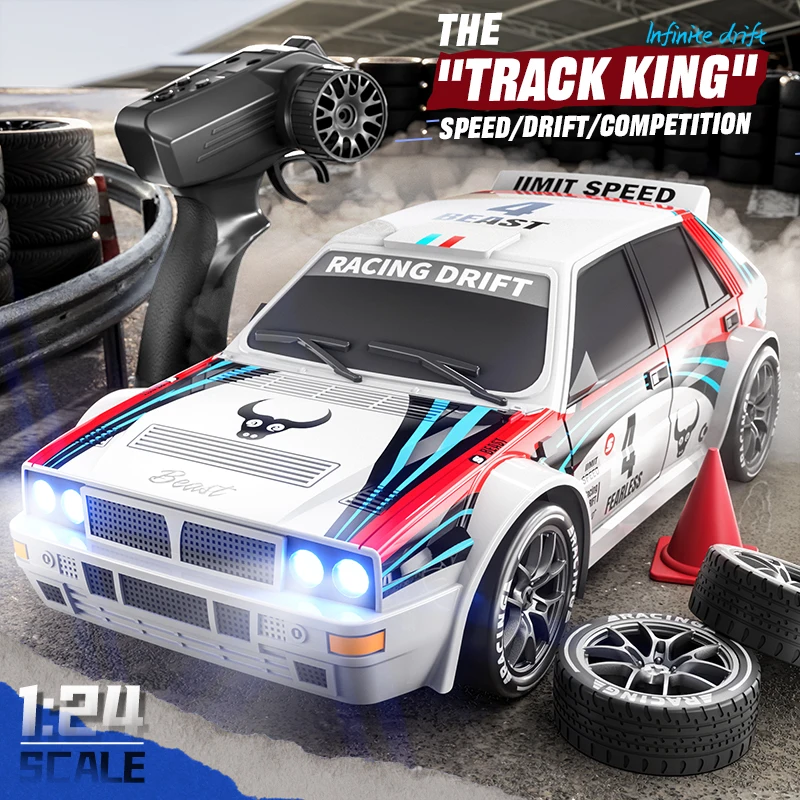 2025 SG204 PRO 1 24 RC Drift Car mit LED-Leuchten 20 kmH Fast 4WD Monster Truck High Speed Racing Off Road Spielzeug für Kinder Jungen Geschenk