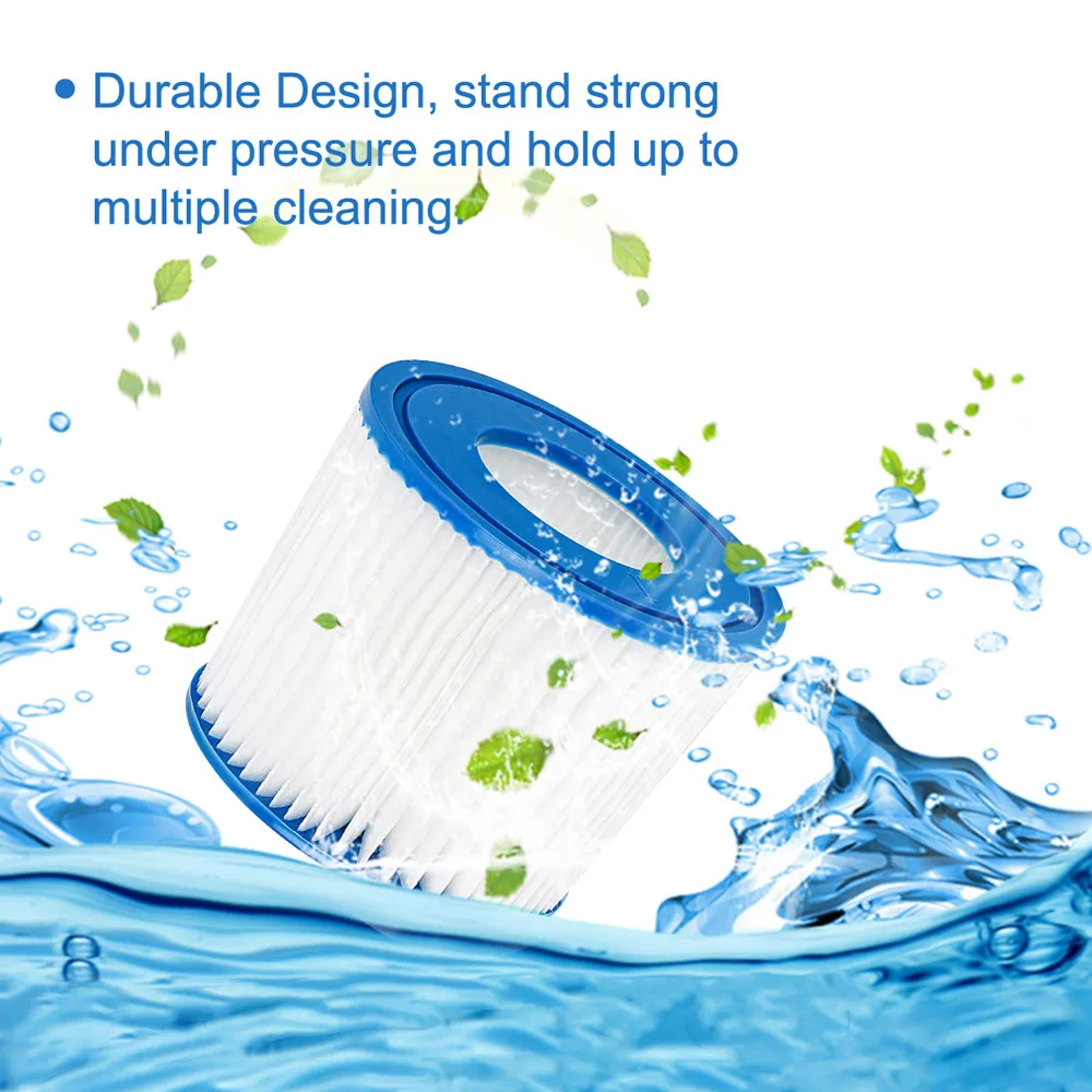 BestWay Ⅰ 58381 58093 필터 펌프 Flowclear Lay-Z-Spa 수영장, 교체 부품과 호환되는 유형 I 필터 카트리지