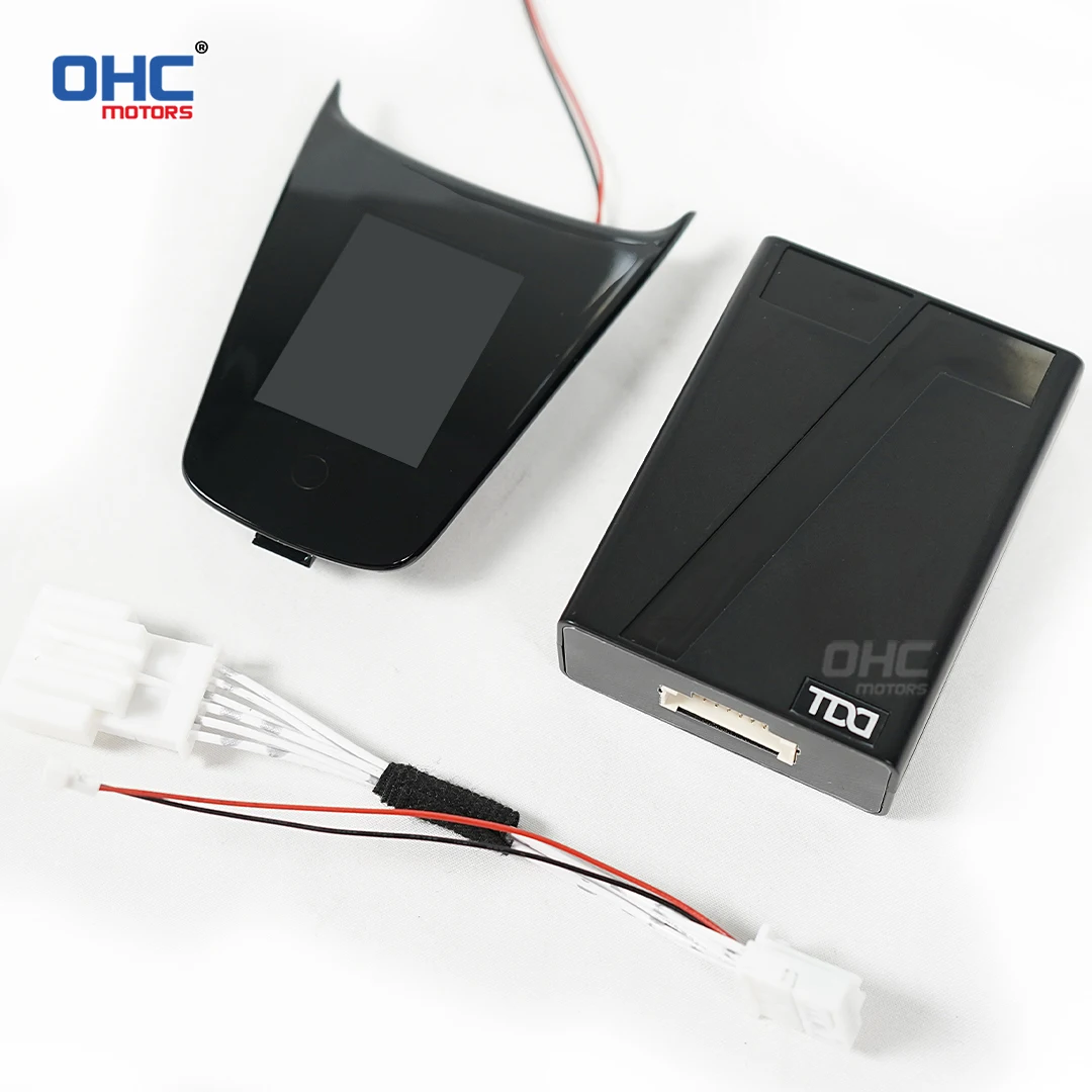 OHC LED غطاء عجلة قيادة السيارة الذكية لـ Tesla M1 Model 3 Model Y Smart Trim LCD Display APP التحكم السهل #5