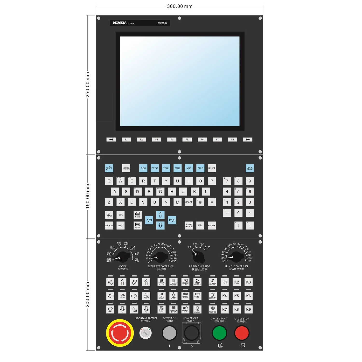 XCMCU  XC909MD Multi-channel EtherCAT Bus Numerical Control System