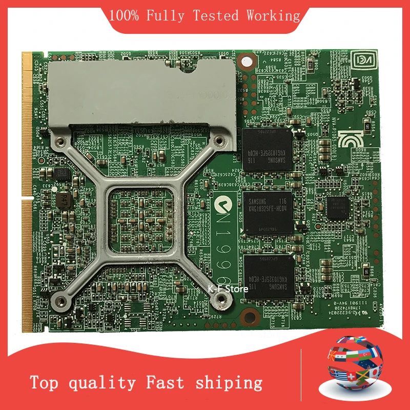 Original GTX 460M GTX460M CN-0479NV N11E-GS-A1 DDR5 1.5GB VGA Video Graphics Card For Laptop DELL M15X M17X R1 R2 Fully Tested view 6