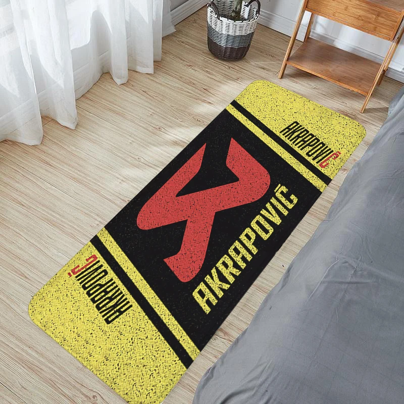 Akrapovic Bathroom Mat Doormat Entrance Door Custom Cute Rug Choice Room Floor Carpet for Kitchen Rugs Home Bedroom Mats Carpets