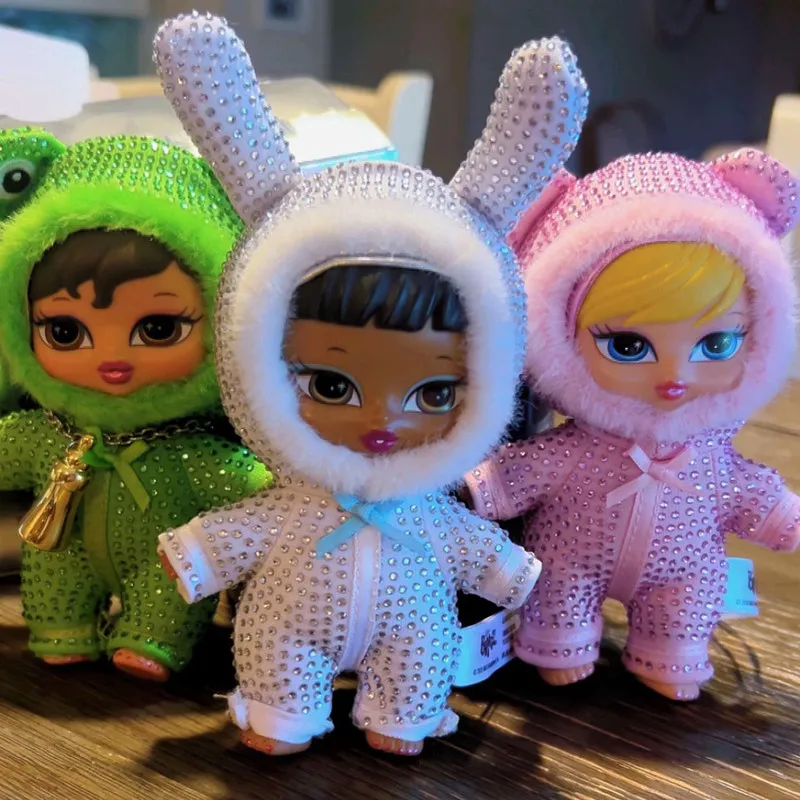 In Stock Genuine Mga Bratz Bratziez Bling Series Vol.2 Pendant Blind Box Keychain Animal Series Collectibles Bling Decorations