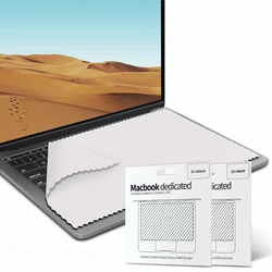 2PCS Laptop Screen Keyboard Imprint Protection Microfiber Liner Cleaning Cloth Compatible with MacBook Air Pro 13