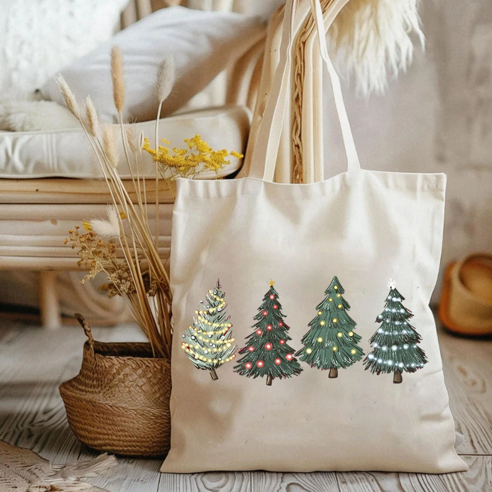 Árvore verde natal das mulheres bolsas árvore de natal bolsa feminina férias inverno bolsa feminina cor de natal sacola feminina