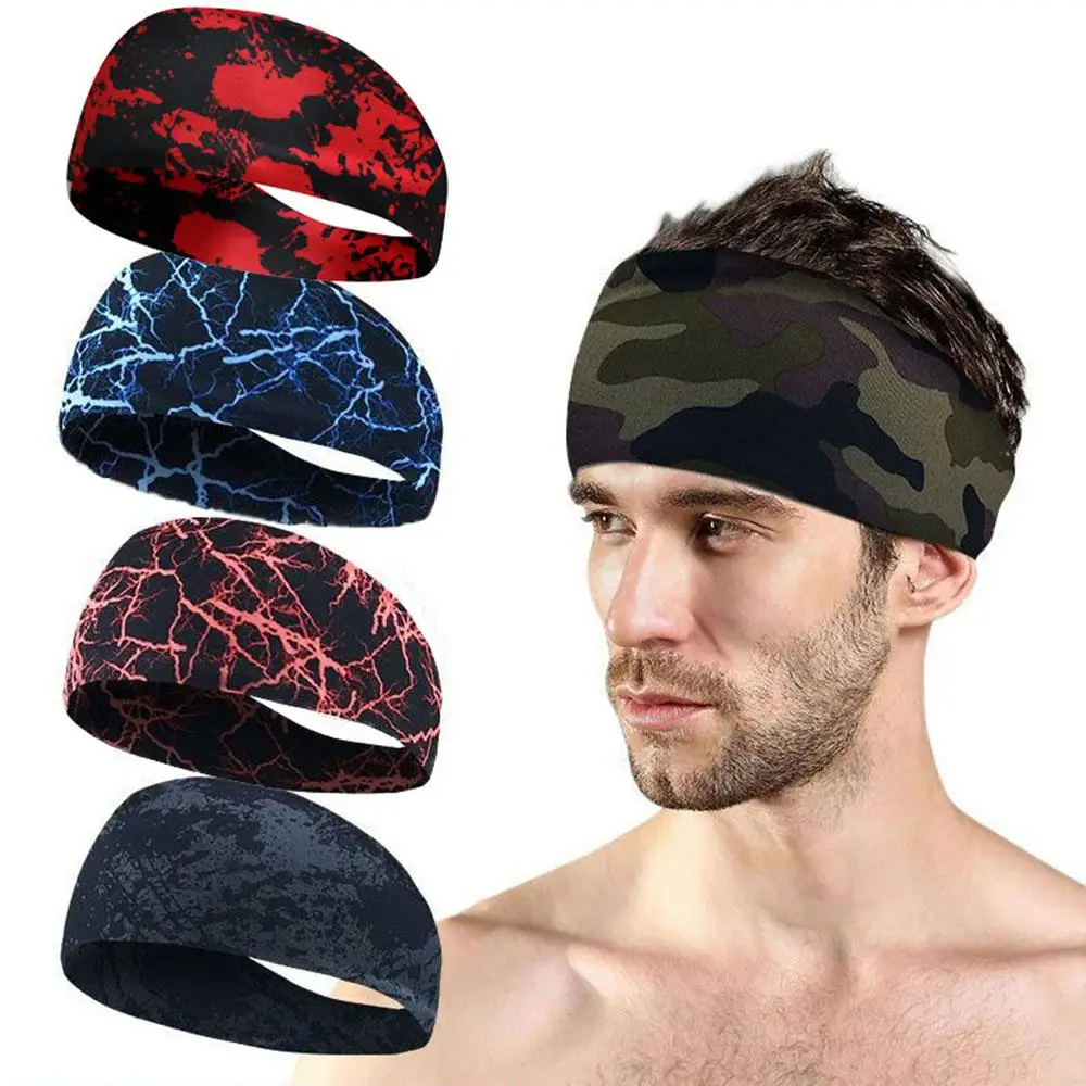 

New Ultra-Thin Sports Headbands For women Men Gym Yoga Sweat Hair Bands Soft Elastic Hairbands Stretch Outdoor Sport Sweatbands