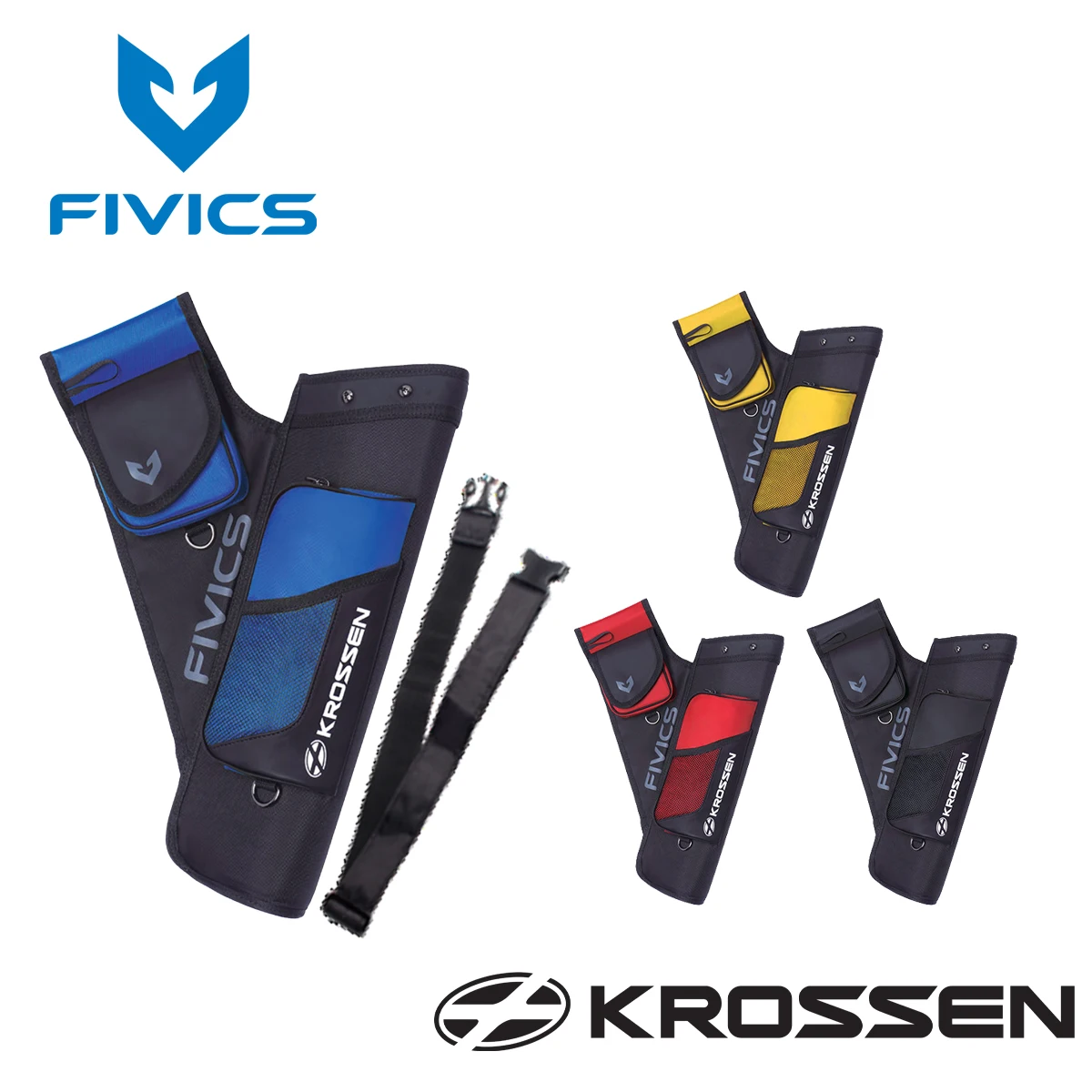 fivics-hyper-tournament-quiver-for-archery-durable-arrow-holder-bag-with-waist-belt-multiple-colors