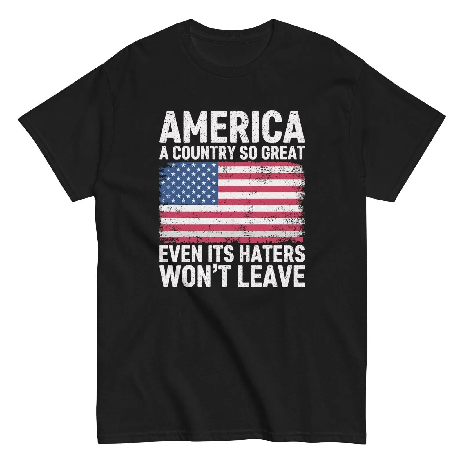 

American Flag Patriot T-Shirt America A Country So Great Proud American Tee