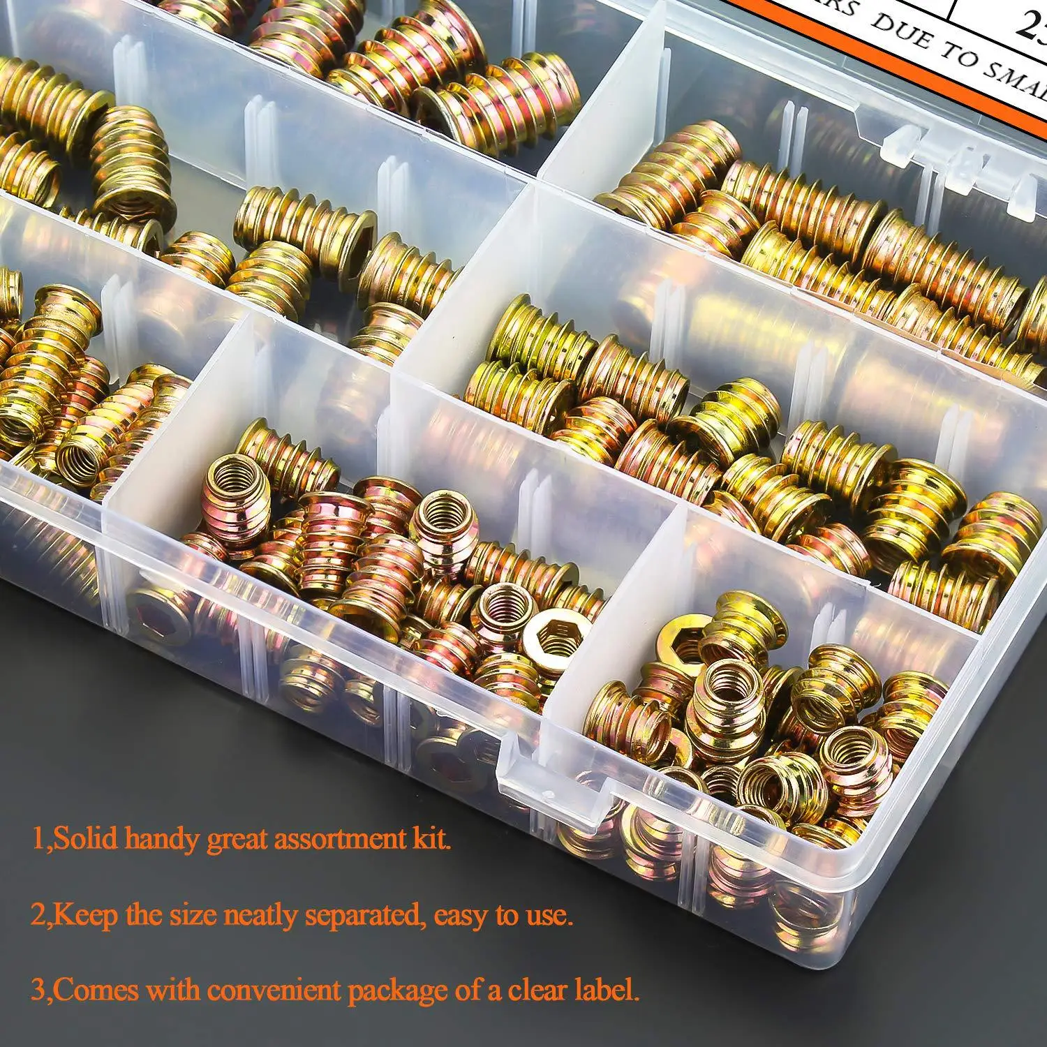 Insert Nuts with Flange Furniture Nuts Blind Nuts Cross Border Box Hex Socket Bottom
