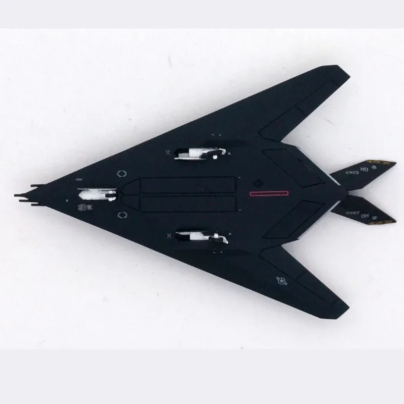 Diecast 1:200 Scale U.S. Air Force F-117 F117 Nighthawk HG6511 Alloy Finished Simulation Model Souvenir Gifts For Adult Boy