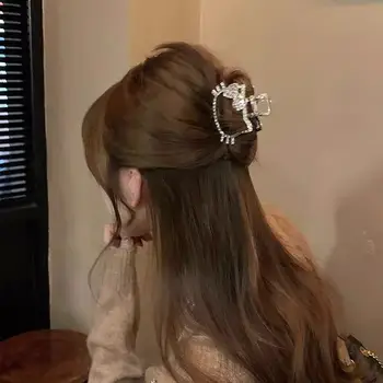 三麗鷗Hello Kitty金屬水鑽抓夾爪夾甜美小貓迷你抓夾女孩髮飾頭飾 10 最佳銷售 三麗鷗爪夾 - №9