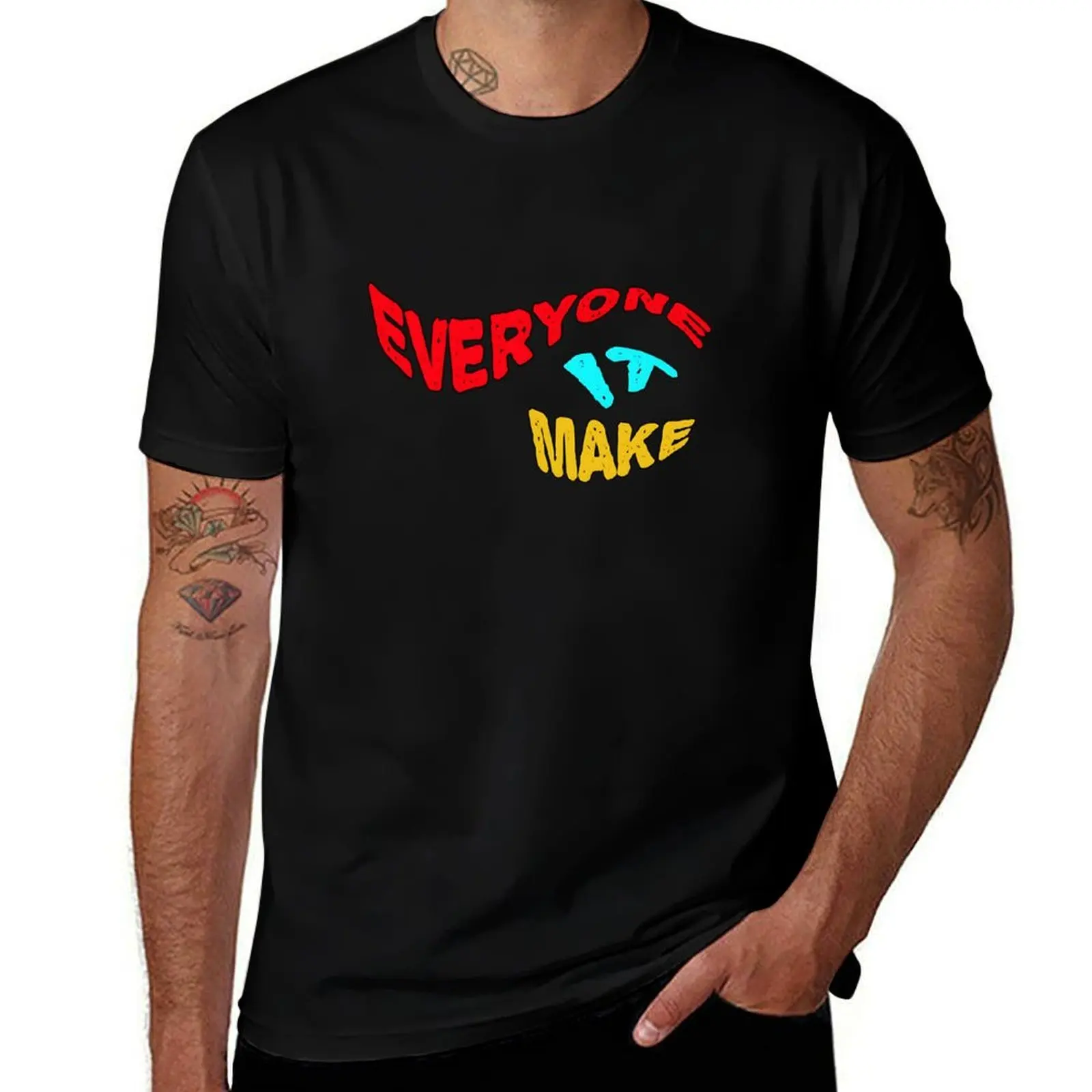 

Anyone can do it T-Shirt anime t shirts T-shirts oversize anime tshirt mens shirts graphic tee