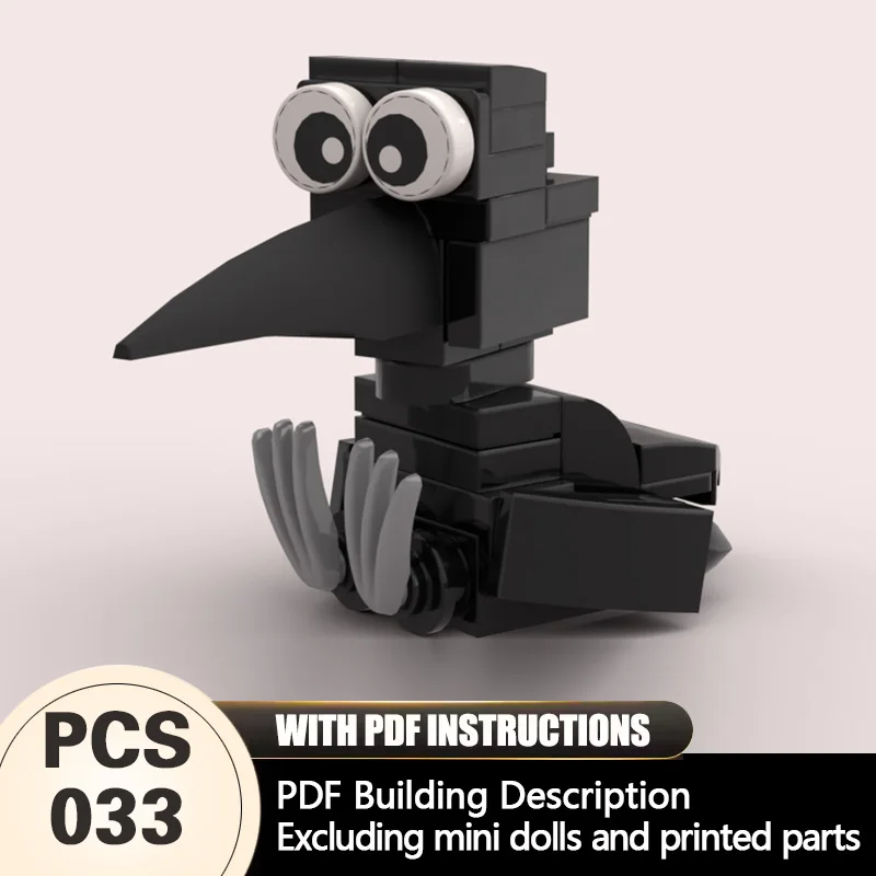 

Creators Animal Series Model MOC Building Bricks Funny Southern Cassowary Modular Technology Gifts Holiday Assemble Children Toy