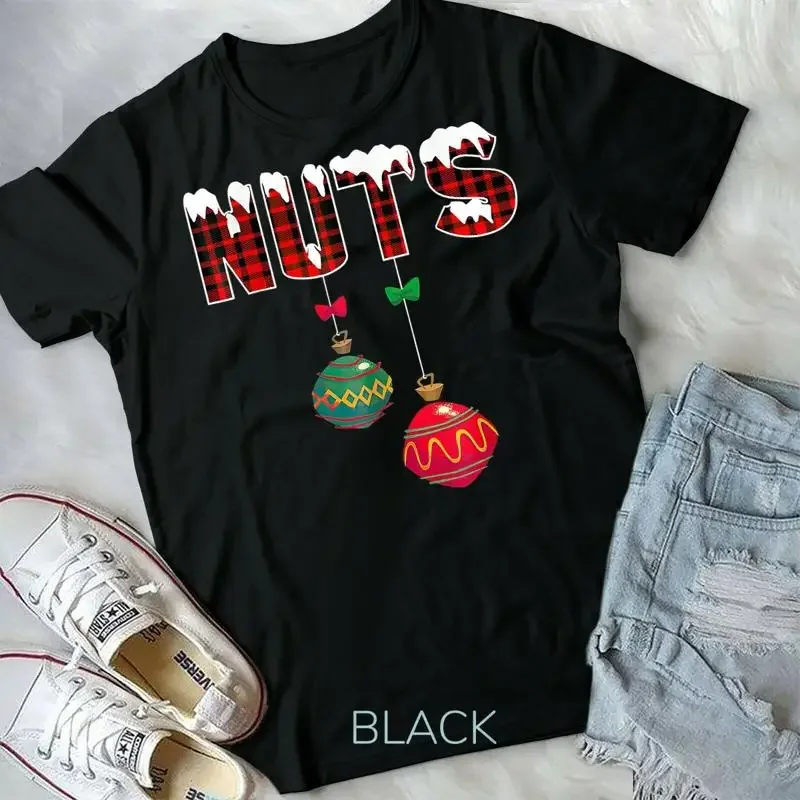 Chest Nuts Funny Matching Chestnuts Christmas Couples Nuts Unisex Form T Shirt