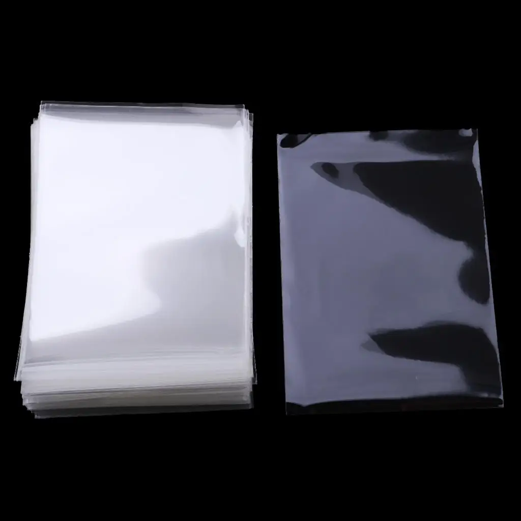 100pcs Card Sleeves Protective Transparent Sleeves Album 60x90mm