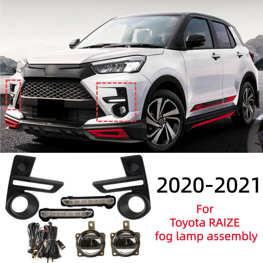 

Для Toyota RAIZE 2020-2021 автомобильный передний бампер светодиодный противотуманный фонарь в сборе