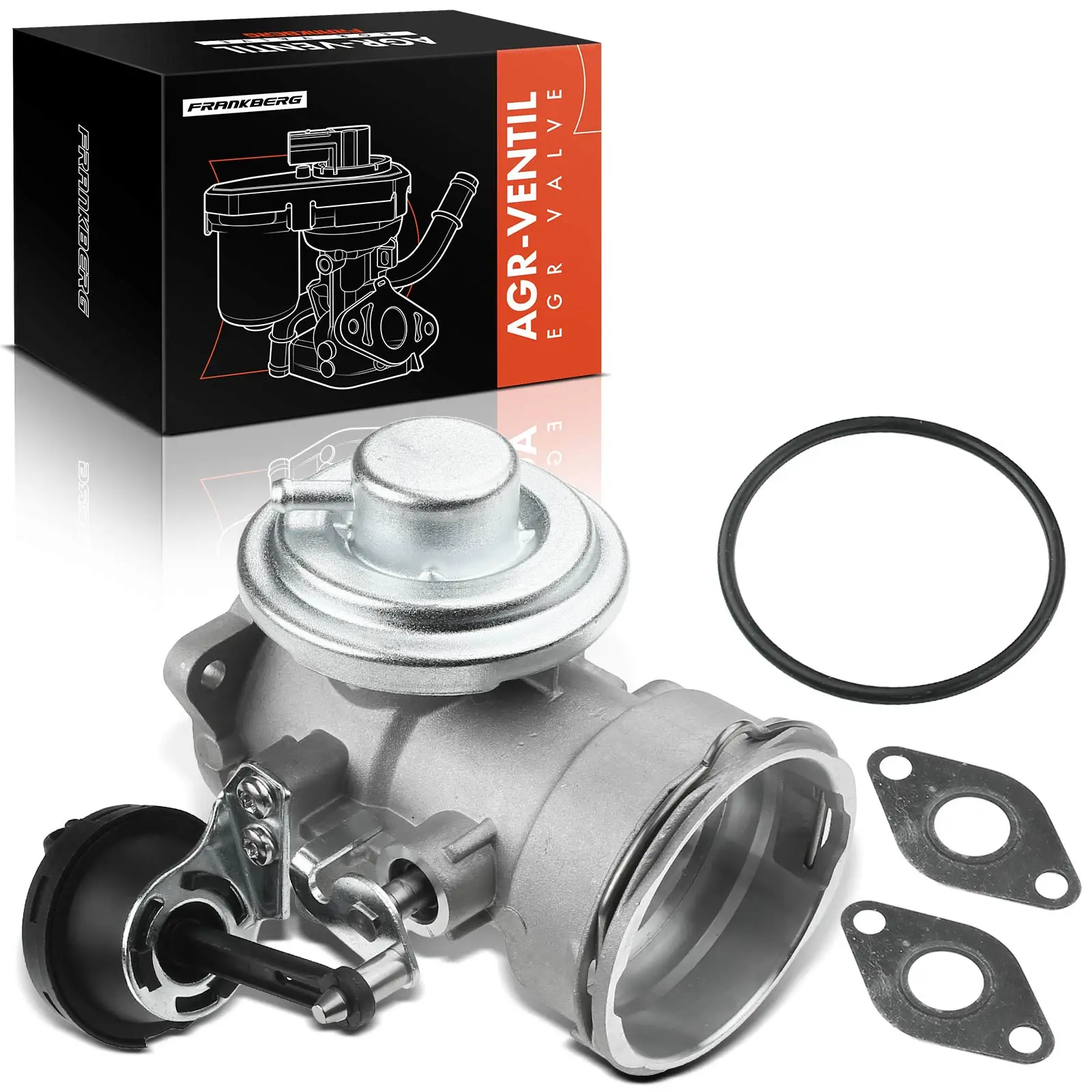 Frankberg 1x AGR Klep Uitlaatgasrecirculatieklep voor VW Golf Audi A3 Seat Ibiza III Leon Toledo II Skoda Octavia I XEGR17