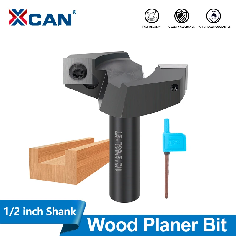 

Фреза XCAN 1 шт., 1/2 дюйма, с 2 зубьями, для обработки древесины, твердосплавная, для фрезерования и выравнивания поверхности, для дерева