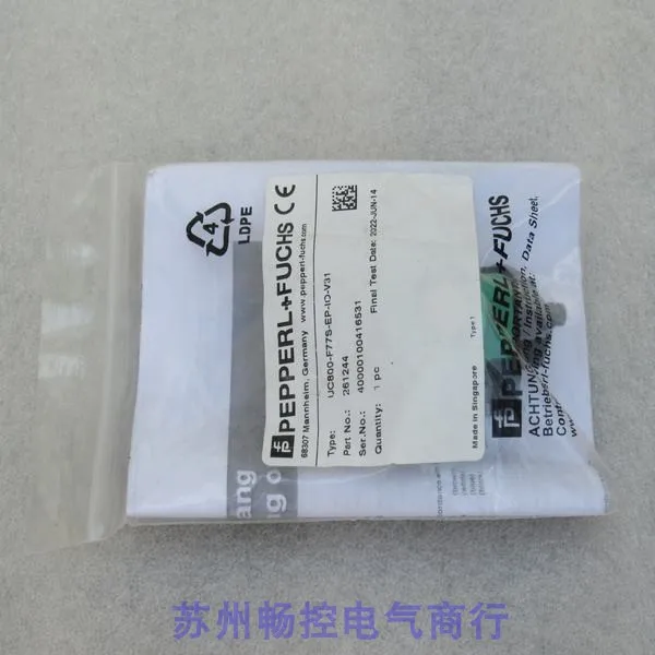 

2025 * Распродажа * Новый датчик Pepperl + Fuchs P + F UC800-F77S-EP-IO-V31 Spot 261244