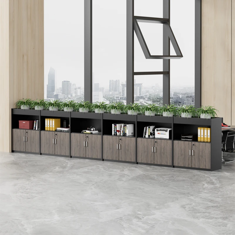 Contemporary Modern Wooden File Cabinets Practical Office & School Workshop Furniture For Organizing Storing Documents Archives