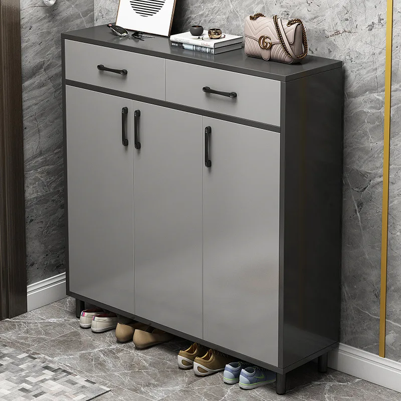

Thickened entryway cabinet for home use, entryway cabinet, large capacity storage rack outside corridors, shoe rack