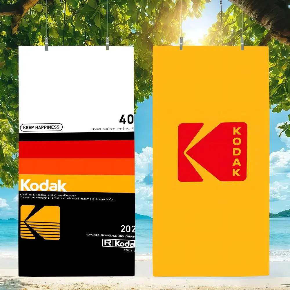 K-Kodak Towel Microfiber beach towel, quick-dry, sand-free, ultra-fine fiber, super soft.