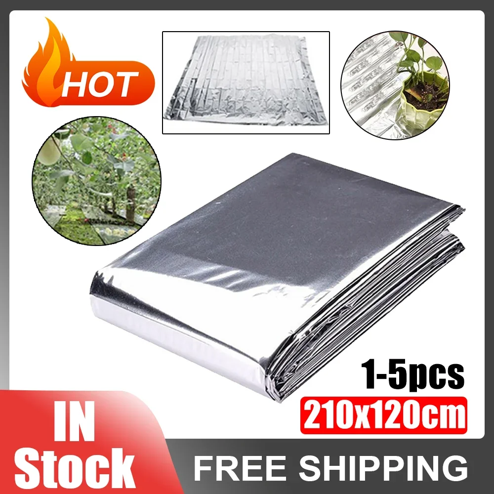 1-5pcsgarden Wand Mylar Film Pflanzen Abdeckung Blatt Hydro ponik hoch reflektierende Indoor Gewächshaus Pflanz zubehör x cm